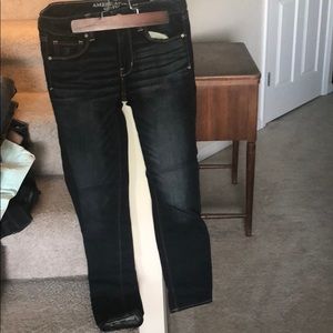 Dark Blue AEO skinny jeans